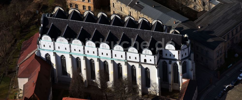 Luftaufnahme Halle (Saale) - Dom zu Halle in Sachsen-Anhalt