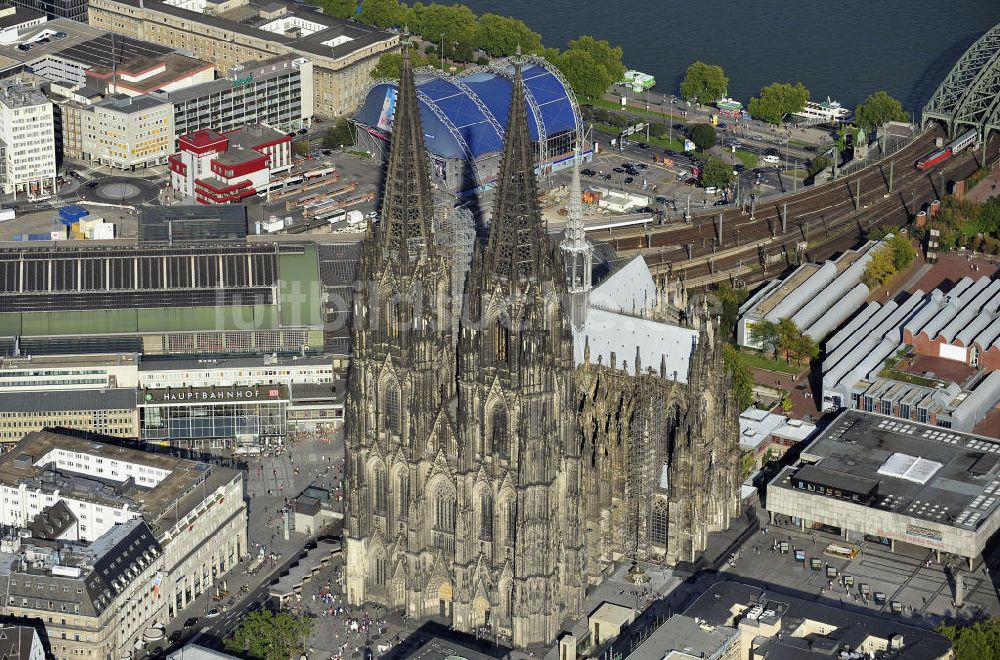 Luftbild Köln - Dom in Köln