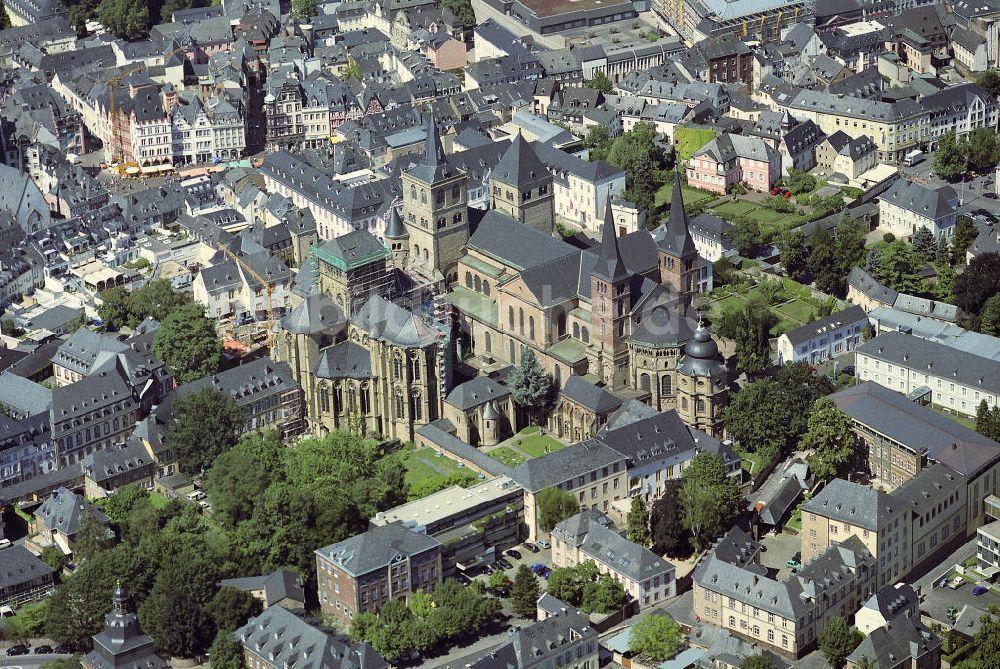 Luftaufnahme Trier - Dom und Liebfrauenkirche in Trier