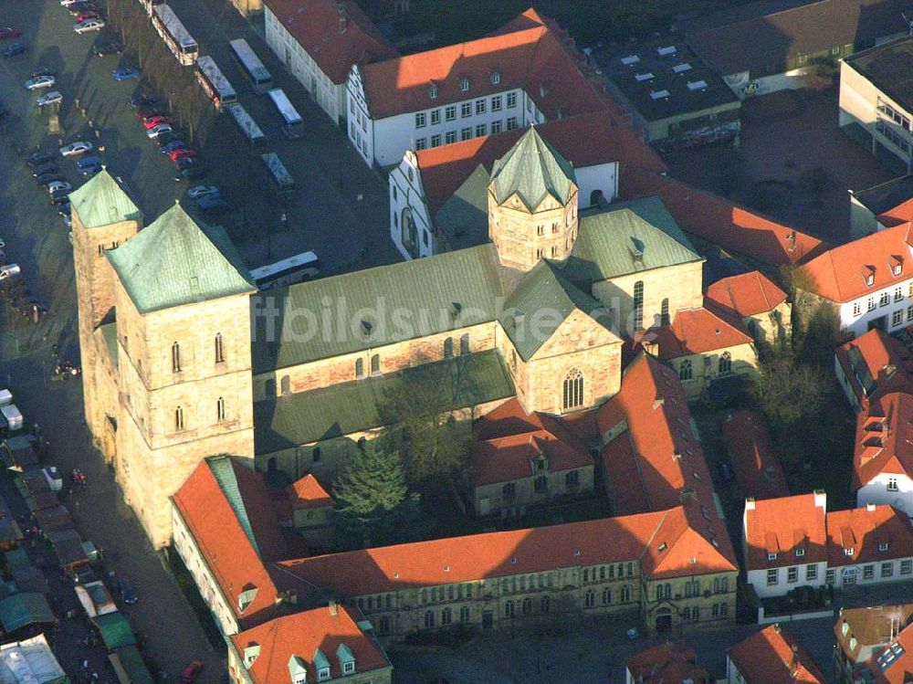 Osnabrück von oben - Dom von Osnabrück