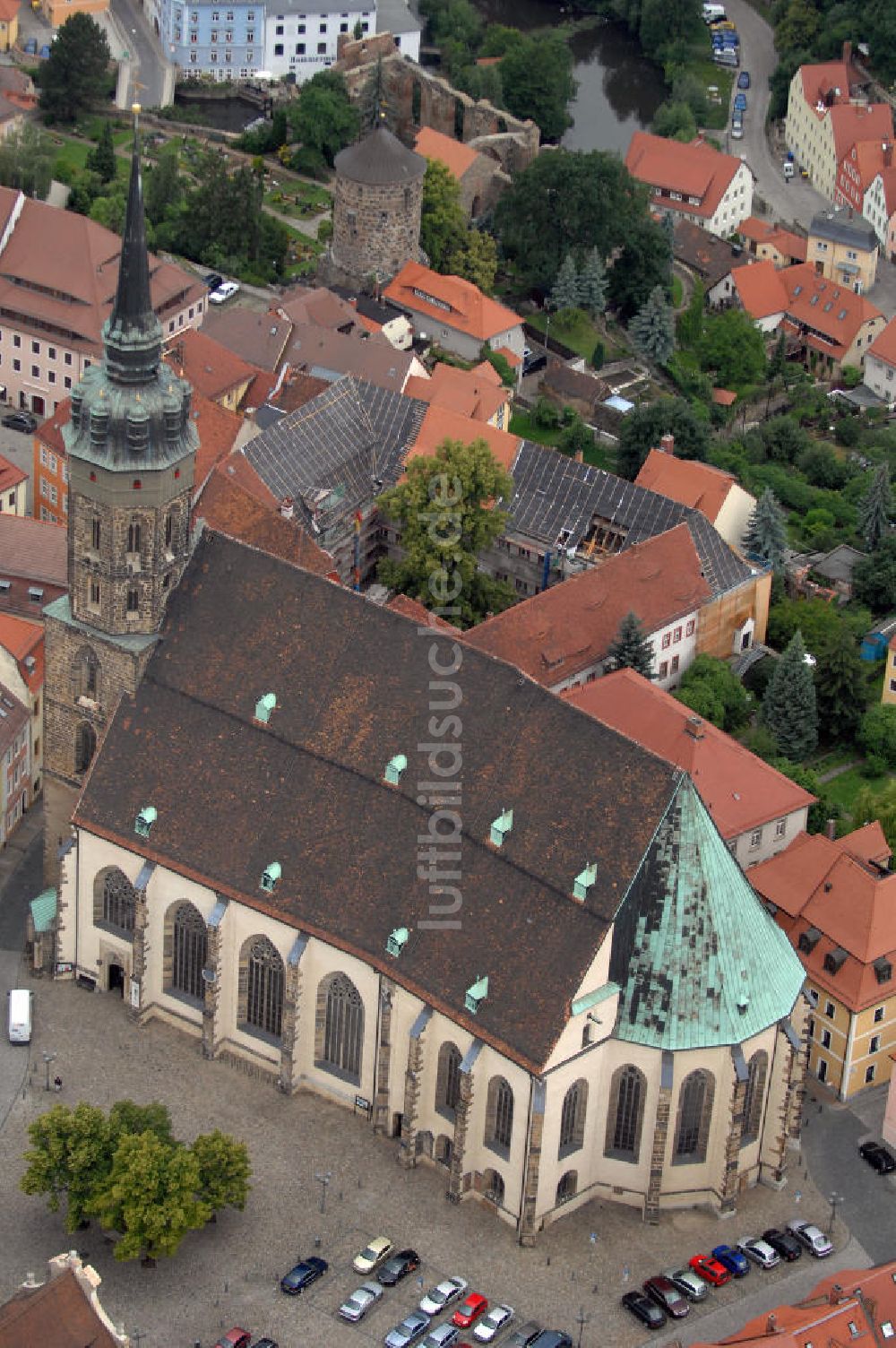 Luftbild Bautzen - Dom St. Petri Bautzen