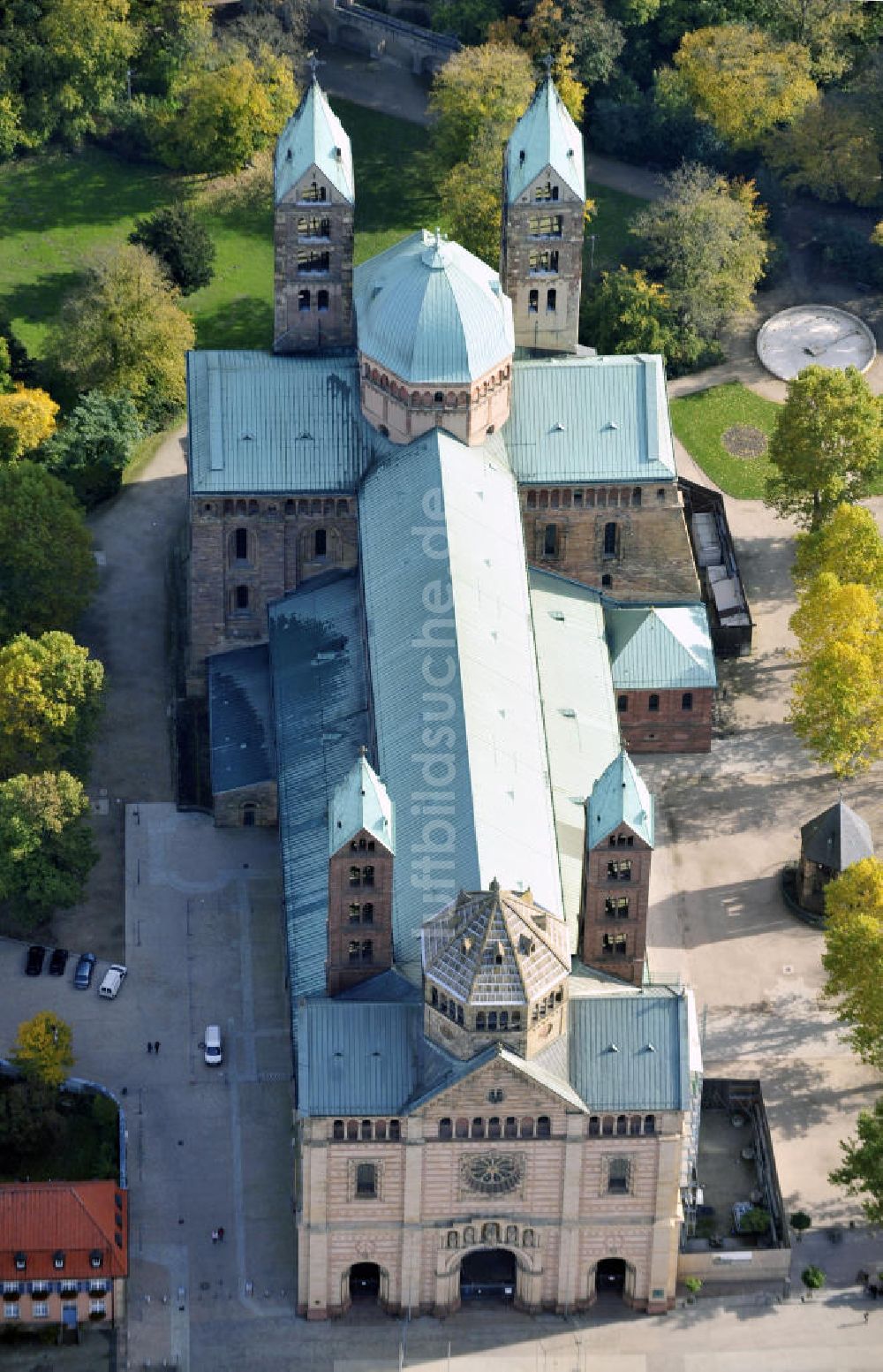 Luftbild Speyer - Dom zu Speyer