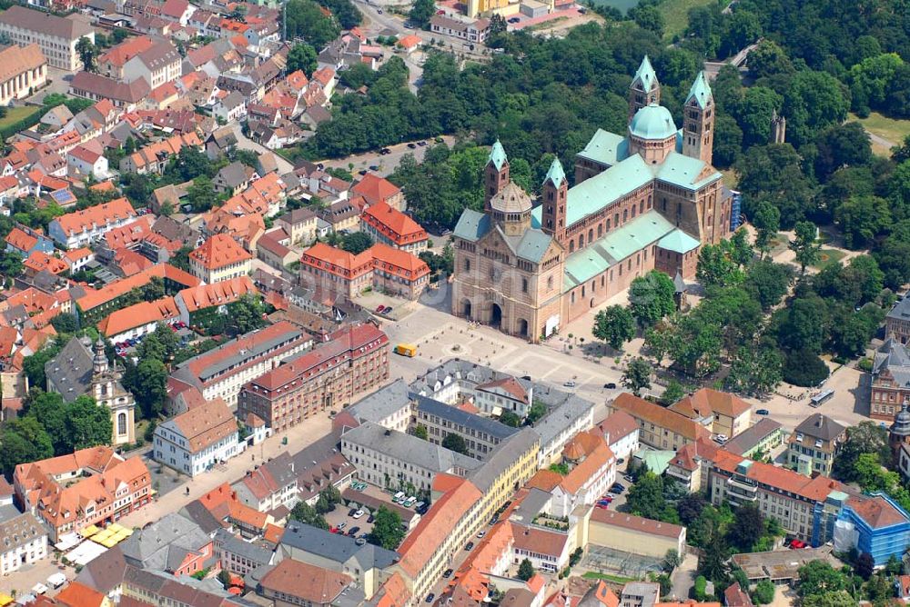 Luftbild Speyer - Dom zu Speyer