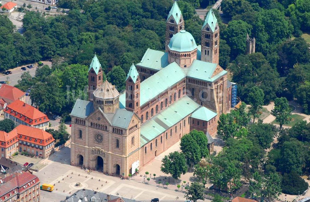 Luftbild Speyer - Dom zu Speyer