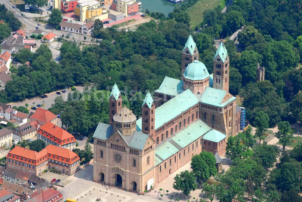 Luftaufnahme Speyer - Dom zu Speyer