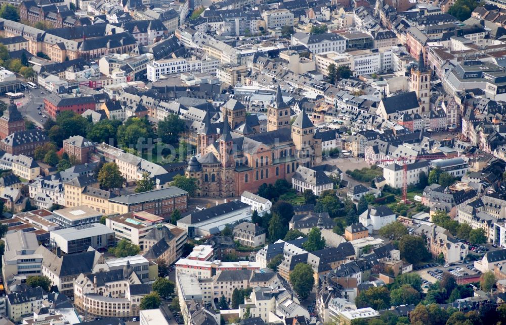 Luftbild Trier - Dom in Trier im Bundesland Rheinland-Pfalz