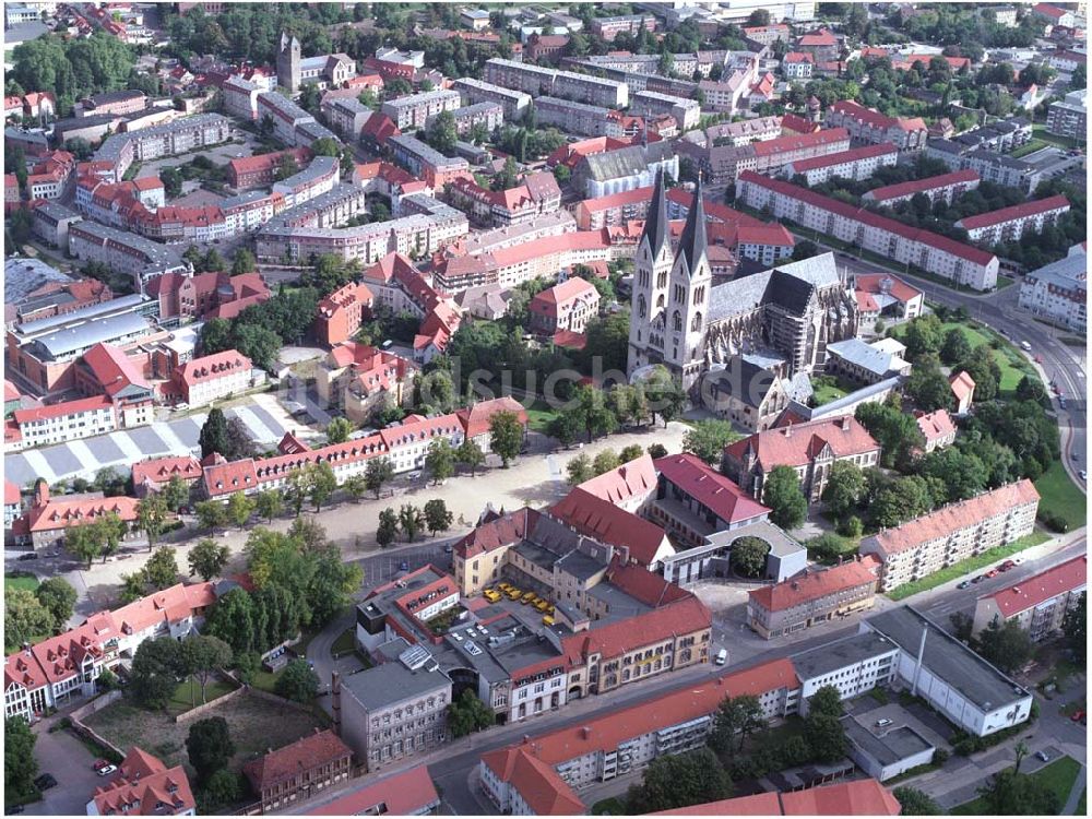 Luftbild Halberstadt - Domplatz in Halberstadt