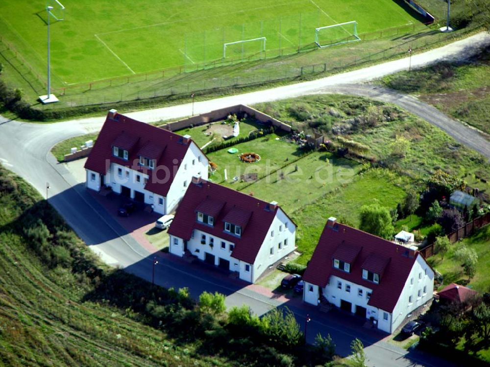Luftaufnahme Linthe - Doppelhaushälften in Linthe