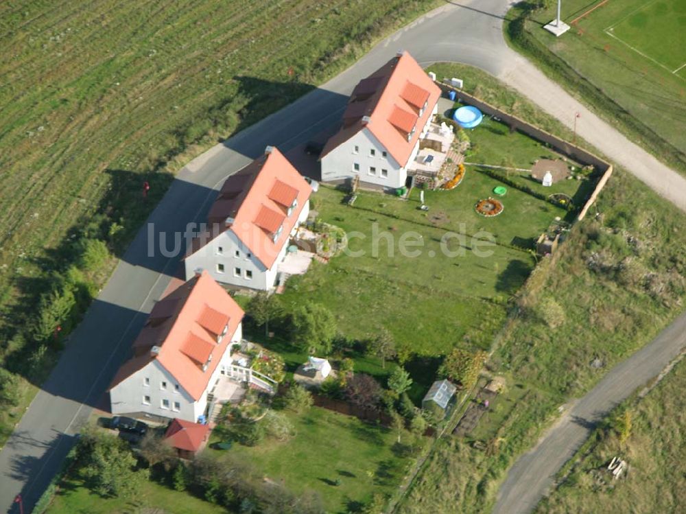 Luftbild Linthe - Doppelhaushälften in Linthe