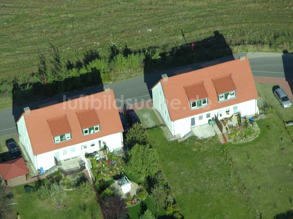 Luftaufnahme Linthe - Doppelhaushälften in Linthe