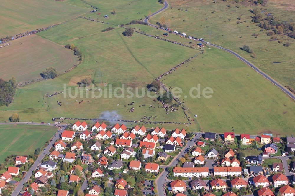 Luftaufnahme Jena - Doppelschlacht bei Jena und Auerstedt in im Bundesland Thüringen