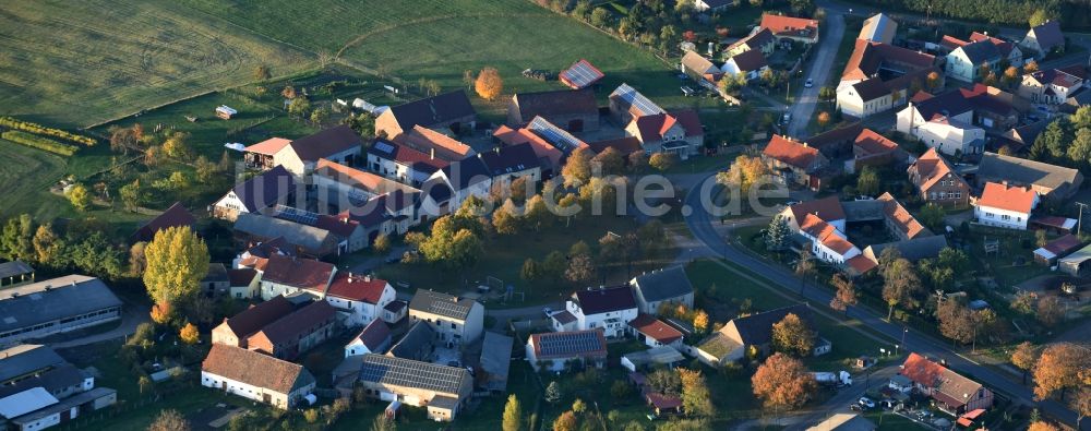 Luftbild Ahrensdorf - Dorf - Ansicht von Ahrensdorf im Bundesland Brandenburg