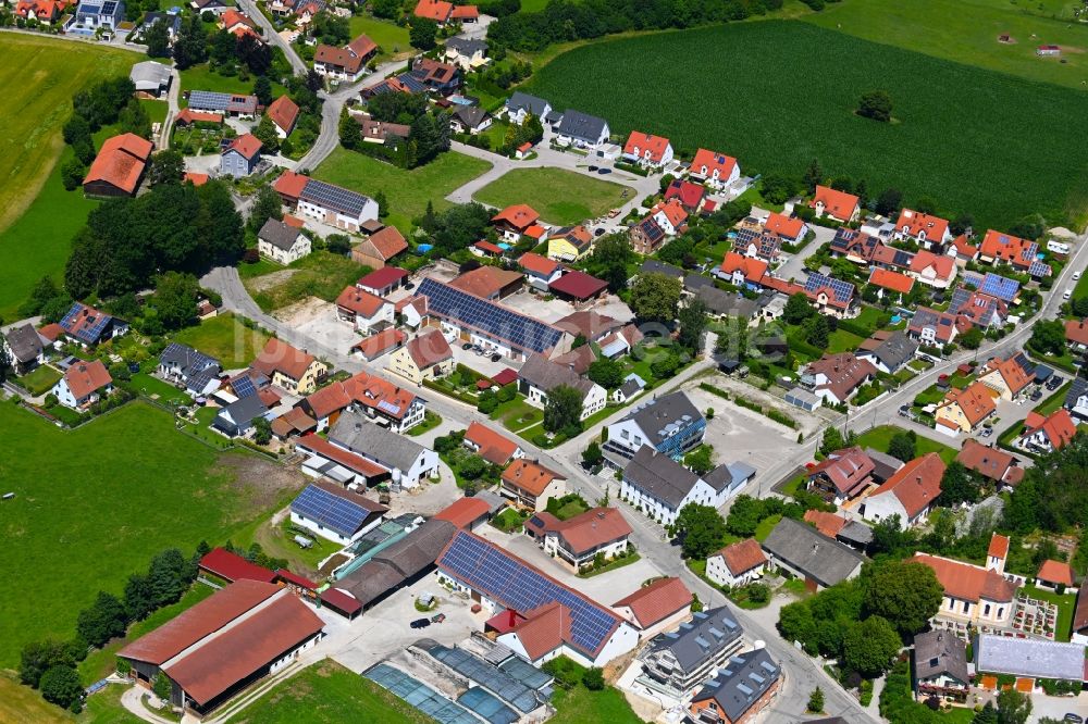 Luftaufnahme Aich - Dorf - Ansicht in Aich im Bundesland Bayern, Deutschland