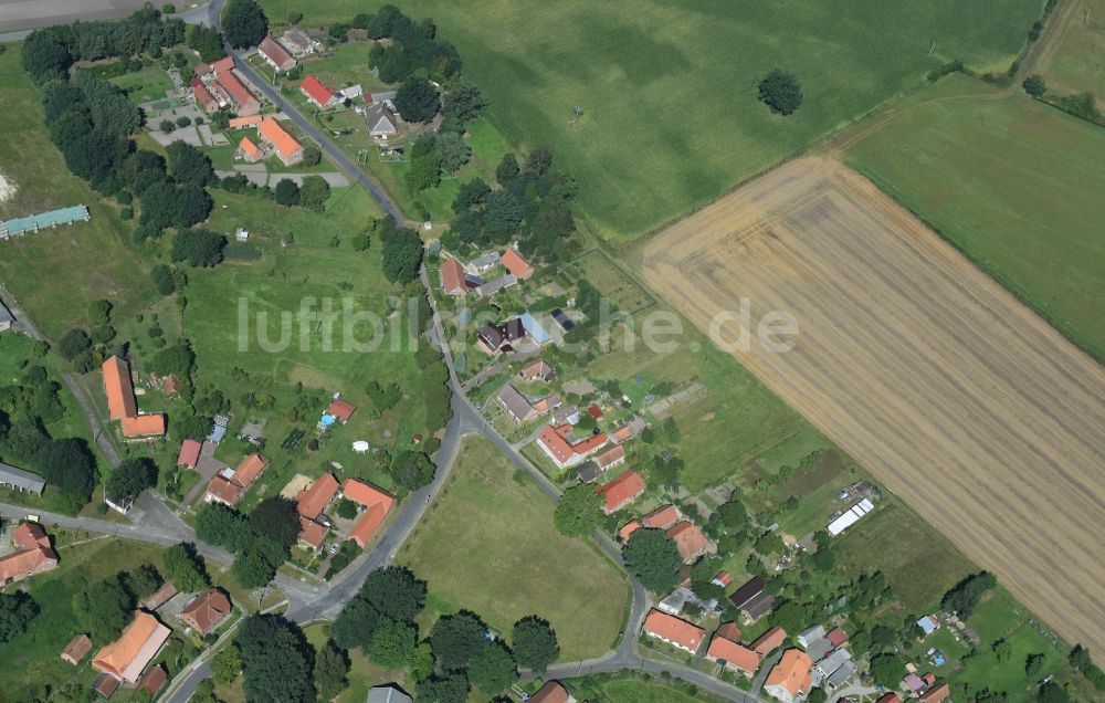 Luftaufnahme Alt Krenzlin - Dorf - Ansicht von Alt Krenzlin im Bundesland Mecklenburg-Vorpommern