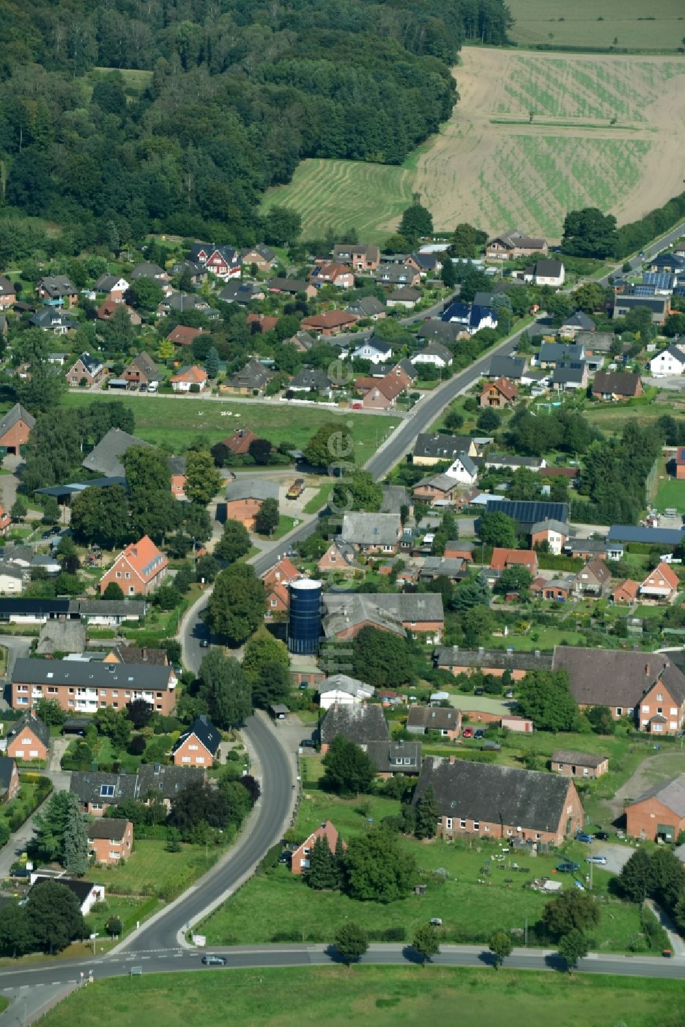 Luftaufnahme Alt Mölln - Dorf - Ansicht von Alt Mölln im Bundesland Schleswig-Holstein