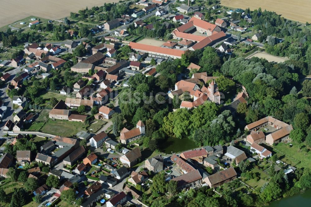 Altenhausen von oben - Dorf - Ansicht von Altenhausen im Bundesland Sachsen-Anhalt