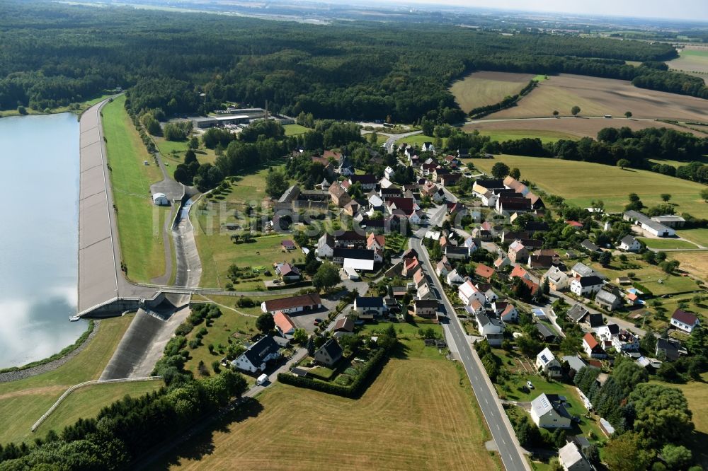 Luftaufnahme Altmörbitz - Dorf - Ansicht von Altmörbitz im Bundesland Sachsen