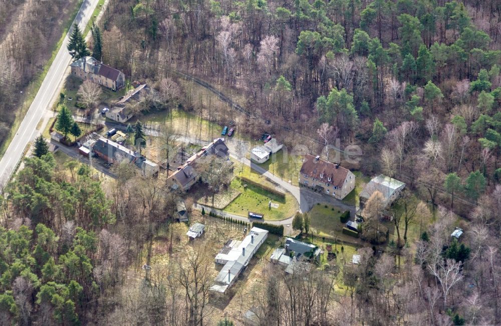 Luftbild Uebigau-Wahrenbrück - Dorf - Ansicht Alwine in Uebigau-Wahrenbrück im Bundesland Brandenburg, Deutschland