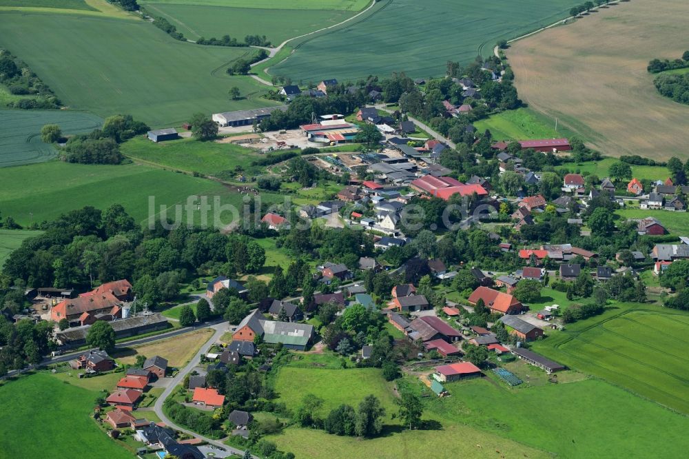 Arfrade von oben - Dorf - Ansicht in Arfrade im Bundesland Schleswig-Holstein, Deutschland