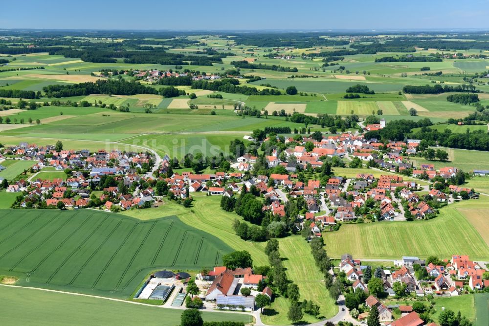 Luftbild Arnbach - Dorf - Ansicht in Arnbach im Bundesland Bayern, Deutschland