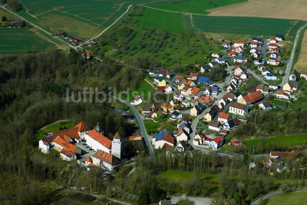 Luftaufnahme Aschhausen - Dorf - Ansicht in Aschhausen im Bundesland Baden-Württemberg, Deutschland