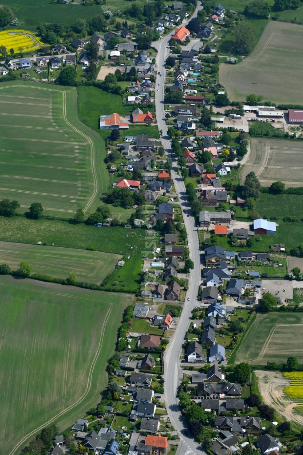 Luftbild Badendorf - Dorf - Ansicht in Badendorf im Bundesland Schleswig-Holstein, Deutschland