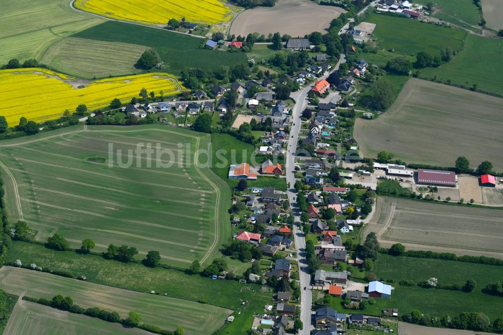 Luftaufnahme Badendorf - Dorf - Ansicht in Badendorf im Bundesland Schleswig-Holstein, Deutschland