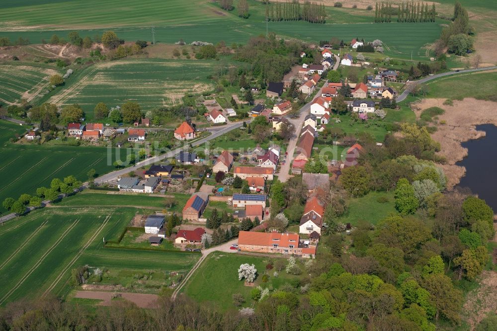 Luftbild Bagow - Dorf - Ansicht in Bagow im Bundesland Brandenburg, Deutschland