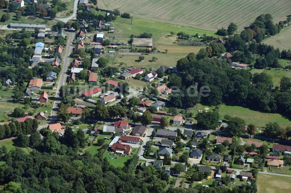 Luftbild Banzin - Dorf - Ansicht von Banzin im Bundesland Mecklenburg-Vorpommern