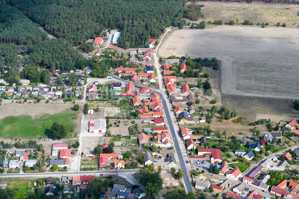 Luftbild Bardenitz - Dorf - Ansicht in Bardenitz im Bundesland Brandenburg, Deutschland