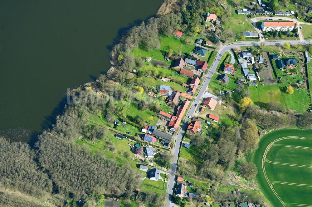 Luftaufnahme Baumgarten - Dorf - Ansicht in Baumgarten im Bundesland Brandenburg, Deutschland