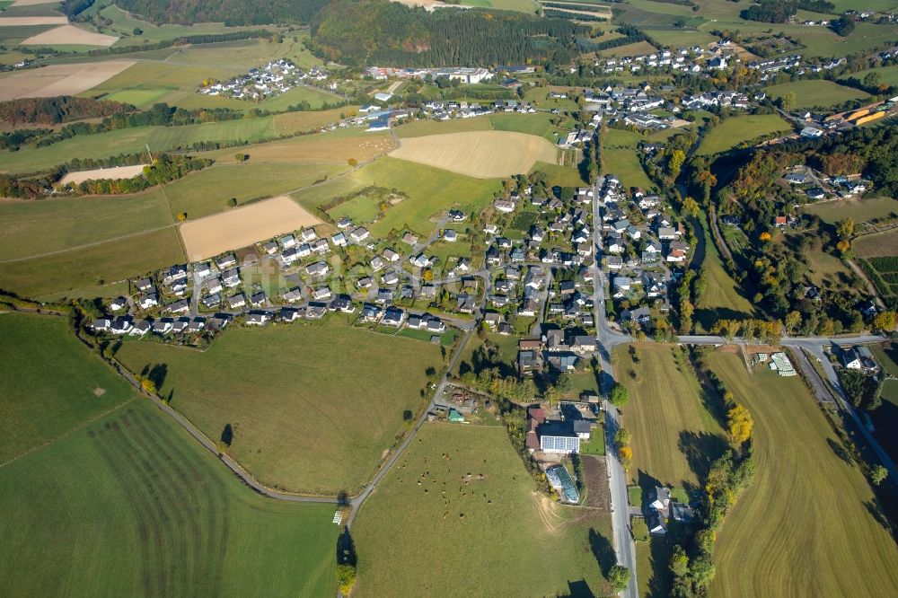 Luftaufnahme Berge - Dorf - Ansicht von Berge im Bundesland Nordrhein-Westfalen