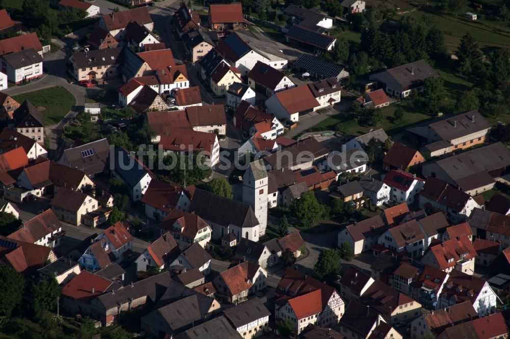 Luftbild Berghülen - Dorf - Ansicht in Berghülen im Bundesland Baden-Württemberg