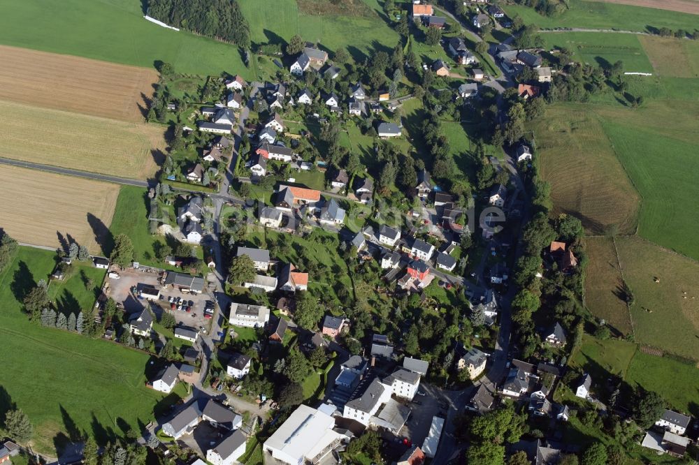 Luftbild Beutha - Dorf - Ansicht von Beutha im Bundesland Sachsen