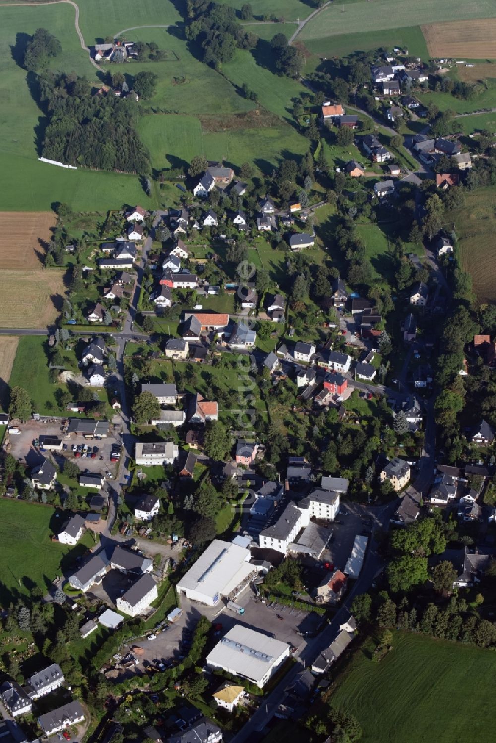 Luftaufnahme Beutha - Dorf - Ansicht von Beutha im Bundesland Sachsen