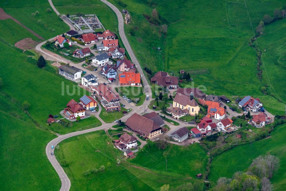 Luftbild Biederbach - Dorf - Ansicht in Biederbach im Bundesland Baden-Württemberg, Deutschland