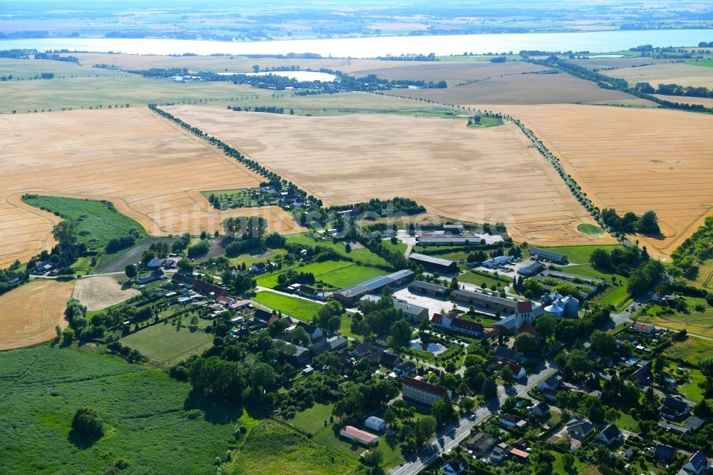 Luftbild Bietikow - Dorf - Ansicht in Bietikow im Bundesland Brandenburg, Deutschland