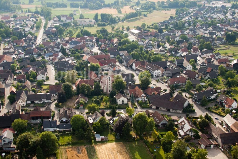 Luftbild Bodersweier - Dorf - Ansicht in Bodersweier im Bundesland Baden-Württemberg