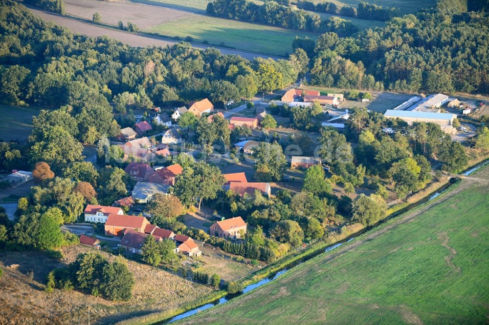 Luftbild Boek - Dorf - Ansicht in Boek im Bundesland Mecklenburg-Vorpommern, Deutschland