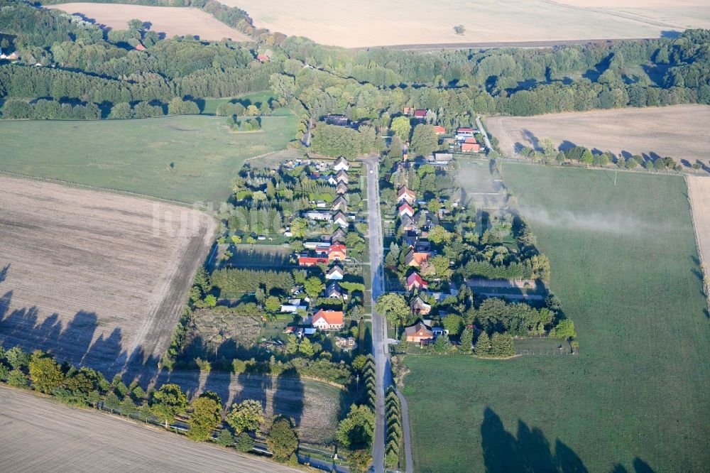 Luftbild Boissow - Dorf - Ansicht in Boissow im Bundesland Mecklenburg-Vorpommern, Deutschland