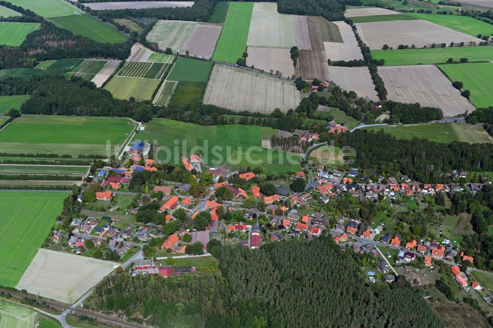 Luftbild Bollensen - Dorf - Ansicht in Bollensen im Bundesland Niedersachsen, Deutschland