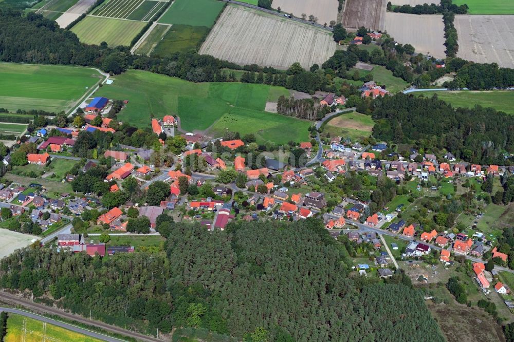 Bollensen von oben - Dorf - Ansicht in Bollensen im Bundesland Niedersachsen, Deutschland