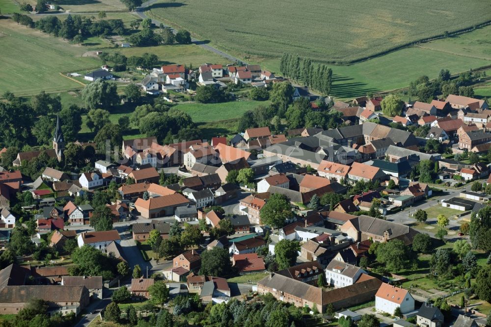 Luftbild Bregenstedt - Dorf - Ansicht von Bregenstedt im Bundesland Sachsen-Anhalt