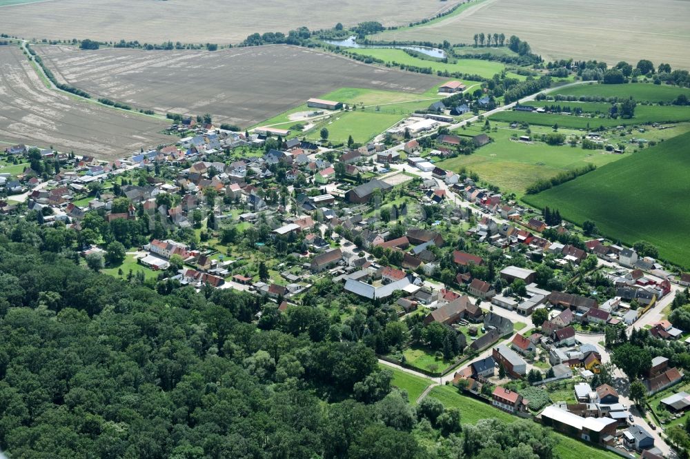 Breitenhagen von oben - Dorf - Ansicht in Breitenhagen im Bundesland Sachsen-Anhalt, Deutschland