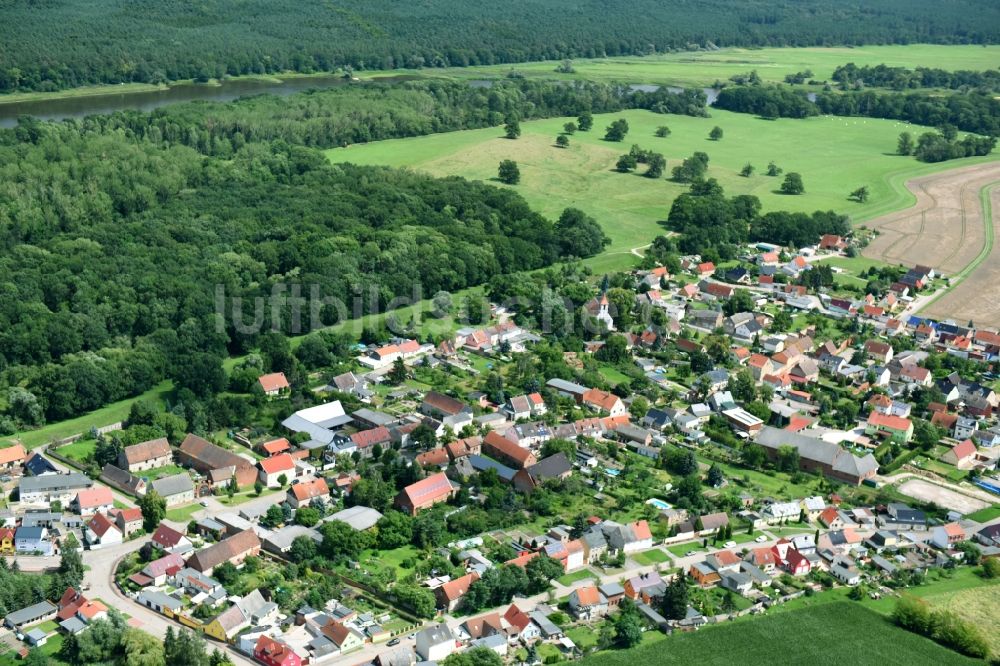 Breitenhagen von oben - Dorf - Ansicht in Breitenhagen im Bundesland Sachsen-Anhalt, Deutschland