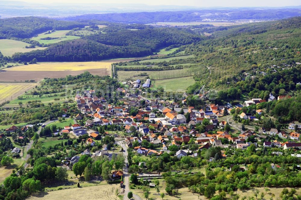 Luftaufnahme Breitungen - Dorf - Ansicht in Breitungen im Bundesland Sachsen-Anhalt, Deutschland