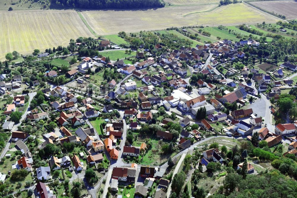 Luftaufnahme Breitungen - Dorf - Ansicht in Breitungen im Bundesland Sachsen-Anhalt, Deutschland