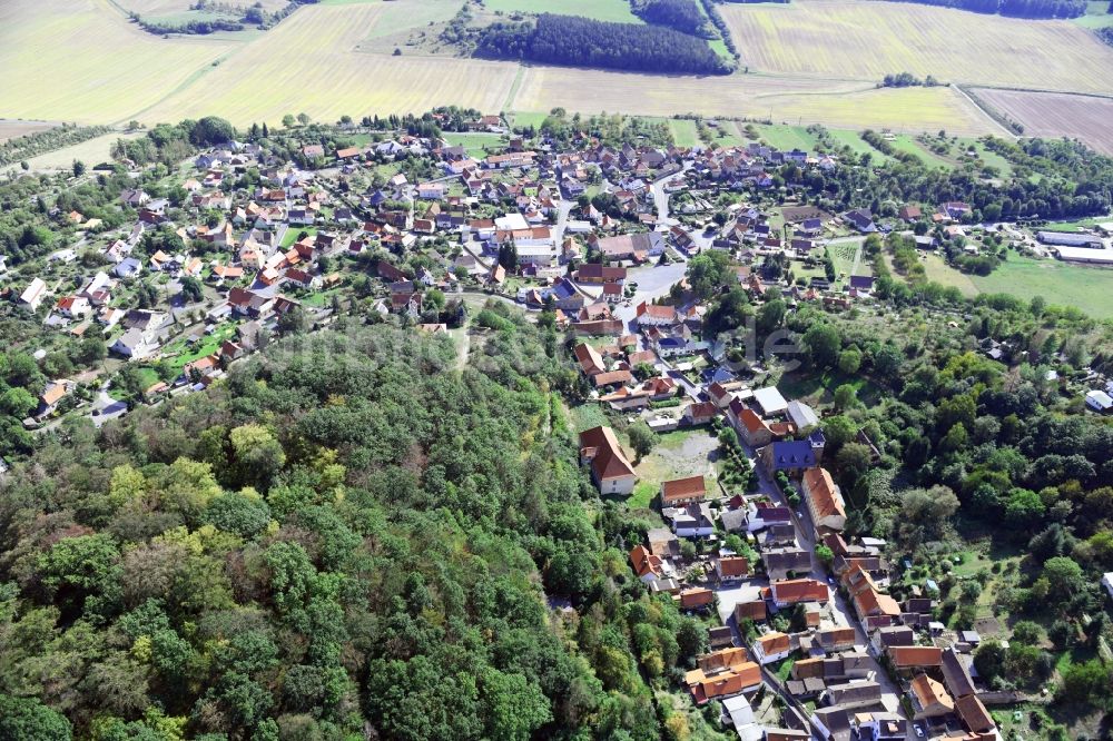 Breitungen von oben - Dorf - Ansicht in Breitungen im Bundesland Sachsen-Anhalt, Deutschland