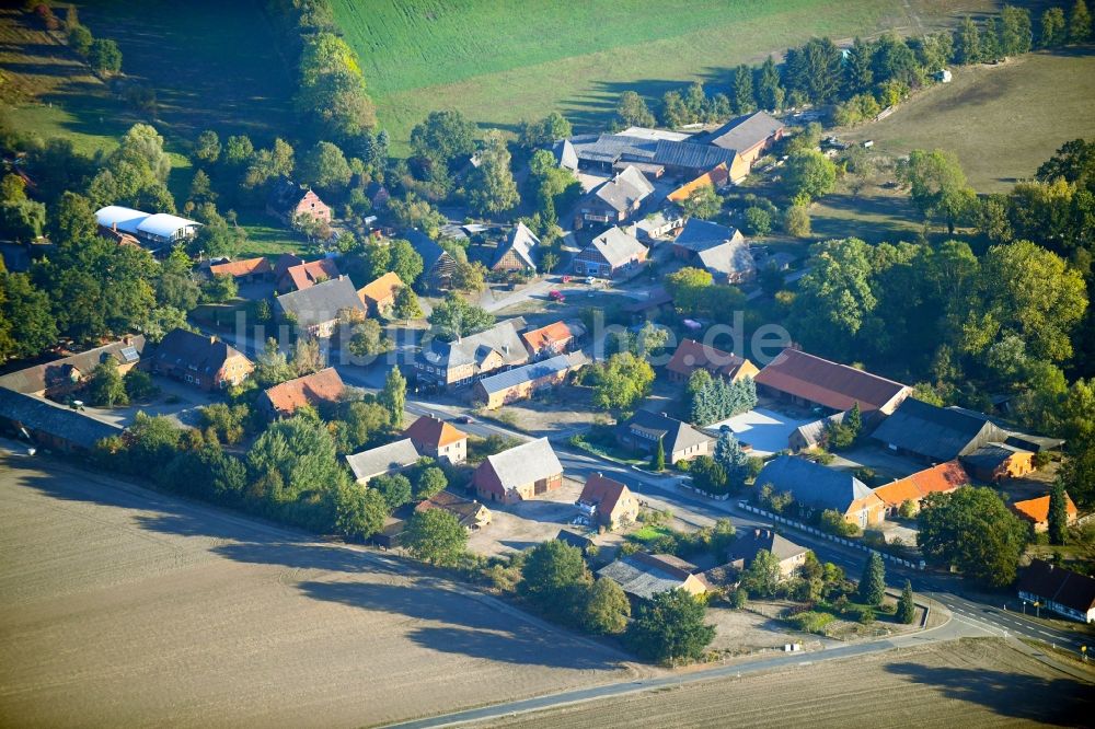 Luftbild Breselenz - Dorf - Ansicht in Breselenz im Bundesland Niedersachsen, Deutschland