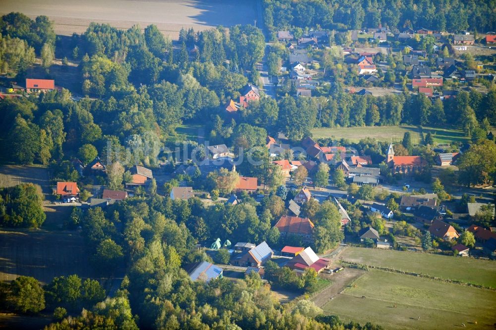 Luftaufnahme Breselenz - Dorf - Ansicht in Breselenz im Bundesland Niedersachsen, Deutschland